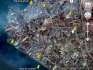 Vue Google avec emplacement du Tien Tong, plage � 100 m.